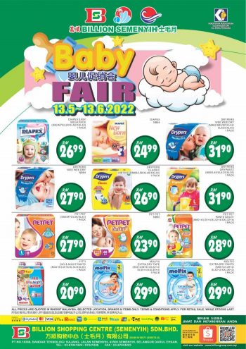 BILLION-Baby-Fair-Promotion-at-Semenyih-350x495 - Baby & Kids & Parenting Babycare Diapers Milk Powder Promotions & Freebies Selangor Supermarket & Hypermarket 
