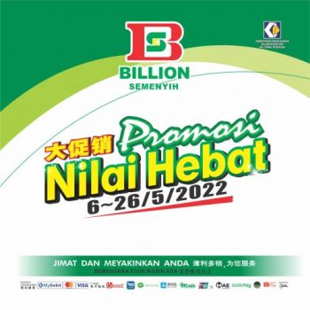 BILLION-Promotion-at-Semenyih-350x350 - Promotions & Freebies Selangor Supermarket & Hypermarket 