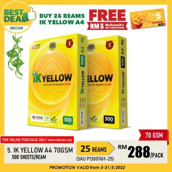 Becon-Stationery-Paper-Promotion-6-350x350 - Books & Magazines Johor Kedah Kelantan Kuala Lumpur Melaka Negeri Sembilan Online Store Pahang Penang Perak Perlis Promotions & Freebies Putrajaya Sabah Sarawak Selangor Stationery Terengganu 