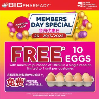 Big-Pharmacy-Ampang-Point-Members-Day-Promotion-1-350x350 - Beauty & Health Cosmetics Health Supplements Personal Care Promotions & Freebies Selangor 