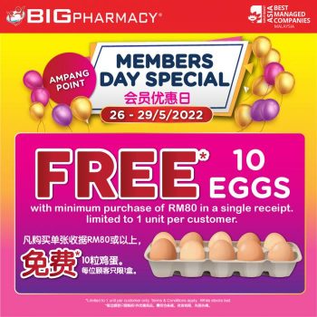 Big-Pharmacy-Ampang-Point-Members-Day-Promotion-1-350x350 - Beauty & Health Cosmetics Health Supplements Personal Care Promotions & Freebies Selangor 