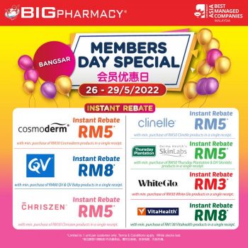 Big-Pharmacy-Members-Day-Promotion-at-Bangsar-1-350x350 - Beauty & Health Health Supplements Kuala Lumpur Personal Care Promotions & Freebies Selangor 