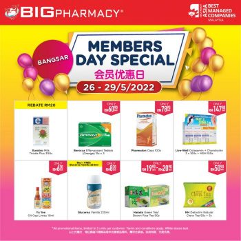 Big-Pharmacy-Members-Day-Promotion-at-Bangsar-4-350x350 - Beauty & Health Health Supplements Kuala Lumpur Personal Care Promotions & Freebies Selangor 