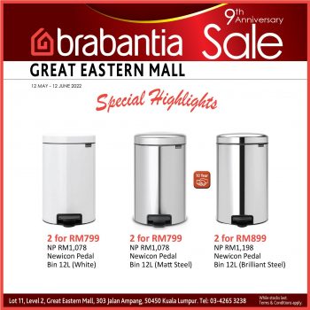 Brabantia-Anniversary-Sale-10-350x350 - Home & Garden & Tools Kitchenware Kuala Lumpur Malaysia Sales Selangor 