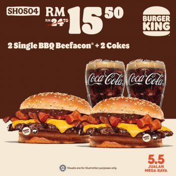 Burger-King-5.5-Deals-4-350x350 - Beverages Burger Food , Restaurant & Pub Johor Kedah Kelantan Kuala Lumpur Melaka Negeri Sembilan Pahang Penang Perak Perlis Promotions & Freebies Putrajaya Sabah Sarawak Selangor Terengganu 
