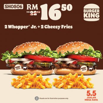 Burger-King-5.5-Deals-6-350x350 - Beverages Burger Food , Restaurant & Pub Johor Kedah Kelantan Kuala Lumpur Melaka Negeri Sembilan Pahang Penang Perak Perlis Promotions & Freebies Putrajaya Sabah Sarawak Selangor Terengganu 