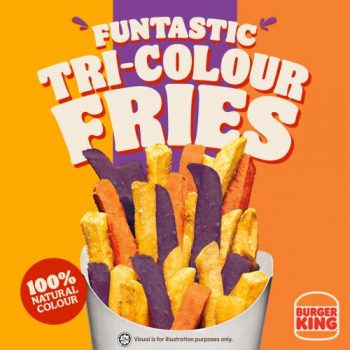 Burger-King-Funtastic-Tri-colour-Fries-Promo-350x350 - Beverages Burger Fast Food Food , Restaurant & Pub Johor Kedah Kelantan Kuala Lumpur Melaka Negeri Sembilan Pahang Penang Perak Perlis Promotions & Freebies Putrajaya Sabah Sarawak Selangor Terengganu 