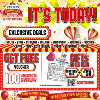 COURTS-Carnival-Deals-350x350 - Electronics & Computers Home Appliances Johor Kedah Kelantan Kitchen Appliances Kuala Lumpur Melaka Negeri Sembilan Pahang Penang Perak Perlis Promotions & Freebies Putrajaya Sabah Sarawak Selangor Terengganu 