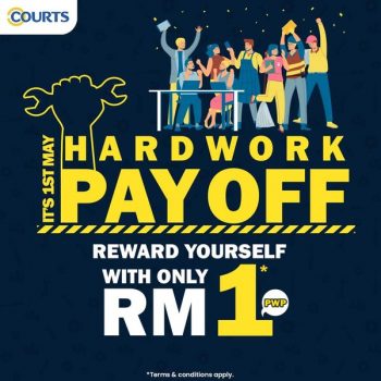 COURTS-May-Day-RM1-Deals-350x350 - Electronics & Computers Furniture Home & Garden & Tools Home Appliances Home Decor Johor Kedah Kelantan Kitchen Appliances Kuala Lumpur Melaka Negeri Sembilan Online Store Pahang Penang Perak Perlis Promotions & Freebies Putrajaya Sabah Sarawak Selangor Terengganu 