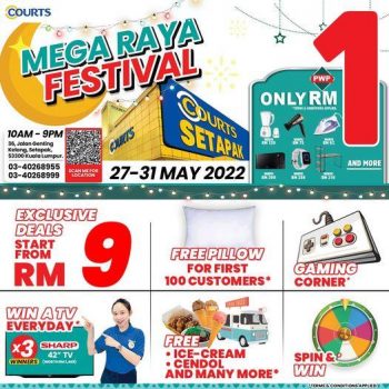 COURTS-Mega-Raya-Festival-Sale-350x350 - Computer Accessories Electronics & Computers Furniture Home & Garden & Tools Home Appliances Home Decor IT Gadgets Accessories Johor Kedah Kelantan Kitchen Appliances Kuala Lumpur Malaysia Sales Melaka Negeri Sembilan Pahang Penang Perak Perlis Putrajaya Sabah Sarawak Selangor Terengganu 