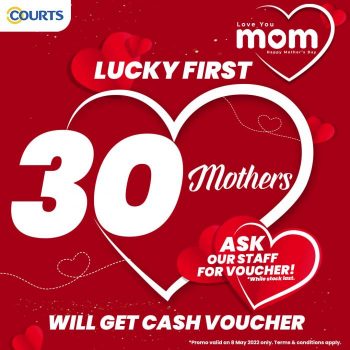 COURTS-Mothers-Day-Promotion-350x350 - Electronics & Computers Home Appliances Johor Kedah Kelantan Kitchen Appliances Kuala Lumpur Melaka Negeri Sembilan Pahang Penang Perak Perlis Promotions & Freebies Putrajaya Sabah Sarawak Selangor Terengganu 