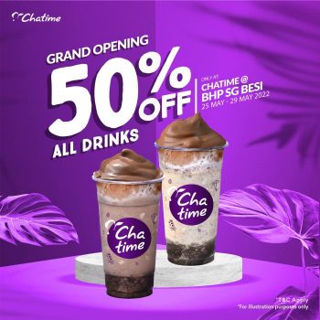 Chatime-Buy-1-FREE-1-Opening-Promotion-at-BHP-Sg-Besi-350x350 - Beverages Food , Restaurant & Pub Kuala Lumpur Promotions & Freebies Selangor 