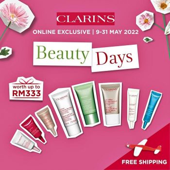 Clarins-Online-Beauty-Days-Promotion-350x350 - Beauty & Health Johor Kedah Kelantan Kuala Lumpur Melaka Negeri Sembilan Pahang Penang Perak Perlis Personal Care Promotions & Freebies Putrajaya Sabah Sarawak Selangor Skincare Terengganu 