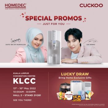 Cuckoo-HOMEDEC-Promo-350x350 - Electronics & Computers Home Appliances Johor Kedah Kelantan Kitchen Appliances Kuala Lumpur Melaka Negeri Sembilan Pahang Penang Perak Perlis Promotions & Freebies Putrajaya Sabah Sarawak Selangor Terengganu 