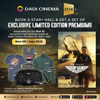 Dadi-Cinema-Maverick-Hall-Booking-Deal-350x350 - Cinemas Johor Kedah Kelantan Kuala Lumpur Melaka Movie & Music & Games Negeri Sembilan Pahang Penang Perak Perlis Promotions & Freebies Putrajaya Sabah Sarawak Selangor Terengganu 