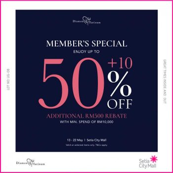 Diamond-Platinum-Members-Special-Promotion-at-Setia-City-Mall-350x350 - Gifts , Souvenir & Jewellery Jewels Promotions & Freebies Selangor 