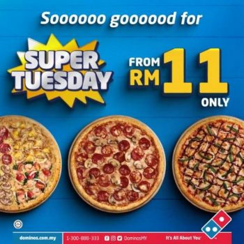 Dominos-Pizza-Super-Tuesday-Promotion-350x350 - Beverages Food , Restaurant & Pub Johor Kedah Kelantan Kuala Lumpur Melaka Negeri Sembilan Pahang Penang Perak Perlis Pizza Promotions & Freebies Putrajaya Sabah Sarawak Selangor Terengganu 