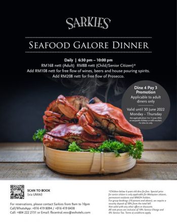 Eastern-Oriental-Hotel-Seafood-Galore-Dinner-Deal-350x438 - Beverages Food , Restaurant & Pub Penang Promotions & Freebies 
