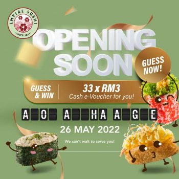 Empire-Sushi-Opening-Promotion-at-Wangsa-Maju-350x350 - Beverages Food , Restaurant & Pub Promotions & Freebies Selangor Sushi 