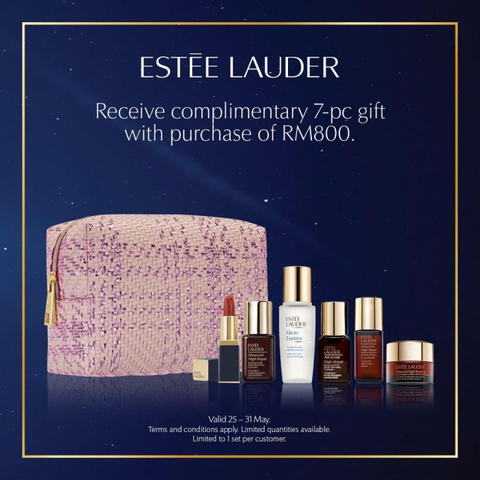 25 31 May 2022 Estee Lauder FREE Gift With Purchase Promotion