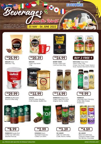 Everrise-Beverage-of-the-world-Promotion-2-350x495 - Promotions & Freebies Sarawak Supermarket & Hypermarket 