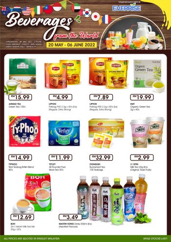 Everrise-Beverage-of-the-world-Promotion-3-350x495 - Promotions & Freebies Sarawak Supermarket & Hypermarket 