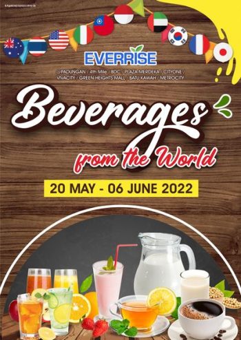 Everrise-Beverage-of-the-world-Promotion-350x494 - Promotions & Freebies Sarawak Supermarket & Hypermarket 