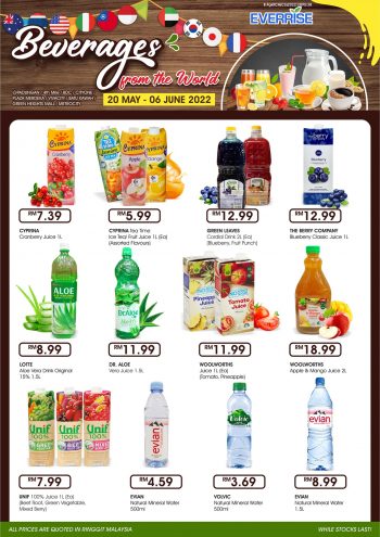 Everrise-Beverage-of-the-world-Promotion-4-350x495 - Promotions & Freebies Sarawak Supermarket & Hypermarket 