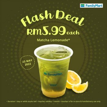 FamilyMart-Flash-Deal-Matcha-Lemonade-@-RM5.99-Promotion-350x350 - Johor Kedah Kelantan Kuala Lumpur Melaka Negeri Sembilan Pahang Penang Perak Perlis Promotions & Freebies Putrajaya Sabah Sarawak Selangor Supermarket & Hypermarket Terengganu 