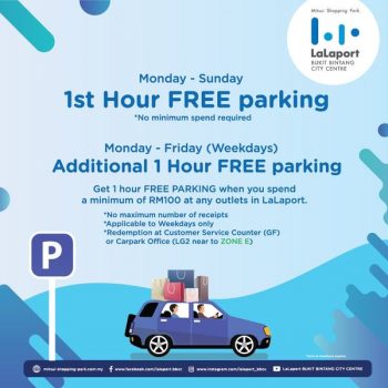 Free-1-Hour-Parking-at-LaLaport-1-350x350 - Kuala Lumpur Others Promotions & Freebies Selangor 