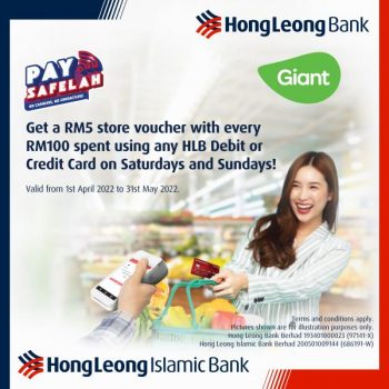 Giant-Hong-Leong-Bank-Cards-FREE-RM5-Voucher-Promotion-350x350 - Johor Kedah Kelantan Kuala Lumpur Melaka Negeri Sembilan Pahang Penang Perak Perlis Promotions & Freebies Putrajaya Sabah Sarawak Selangor Supermarket & Hypermarket Terengganu 