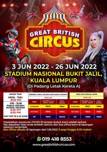 Great-British-Circus-are-Back-350x496 - Events & Fairs Johor Kedah Kelantan Kuala Lumpur Melaka Negeri Sembilan Online Store Others Pahang Penang Perak Perlis Putrajaya Sabah Sarawak Selangor Terengganu 