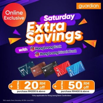 Guardian-Online-Hong-Leong-Bank-Cards-Saturday-Extra-Savings-Promotion-350x349 - Beauty & Health Health Supplements Johor Kedah Kelantan Kuala Lumpur Melaka Negeri Sembilan Pahang Penang Perak Perlis Personal Care Promotions & Freebies Putrajaya Sabah Sarawak Selangor Terengganu 