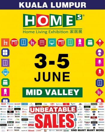HOMEs-Home-Living-Exhibition-Sale-at-Mid-Valley-350x438 - Electronics & Computers Furniture Home & Garden & Tools Home Appliances Home Decor Kitchen Appliances Kuala Lumpur Malaysia Sales Selangor This Week Sales In Malaysia Upcoming Sales In Malaysia 