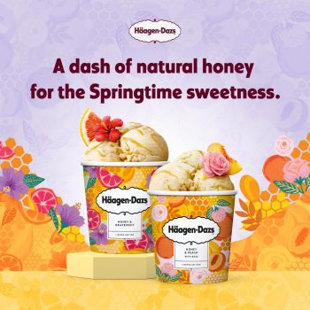 Haagen-Dazs-Honey-Grapefruit-And-Honey-Peach-with-Rose-Promo-350x350 6 May 2022 Onward: Haagen-Dazs Honey & Grapefruit And Honey & Peach with Rose Promo