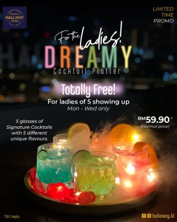 Hallaway-Special-Ladies-Promo-350x438 - Beverages Food , Restaurant & Pub Kuala Lumpur Promotions & Freebies Selangor 