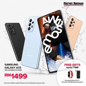 Harvey-Norman-Samsung-Galaxy-A33-Promo-350x350 - Electronics & Computers IT Gadgets Accessories Johor Kedah Kelantan Kuala Lumpur Melaka Mobile Phone Negeri Sembilan Pahang Penang Perak Perlis Promotions & Freebies Putrajaya Sabah Sarawak Selangor Terengganu 