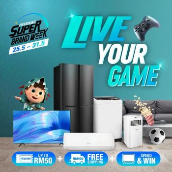 Hisense-Super-Brand-Week-Promotion-350x350 - Electronics & Computers Home Appliances Johor Kedah Kelantan Kitchen Appliances Kuala Lumpur Melaka Nationwide Negeri Sembilan Online Store Pahang Penang Perak Perlis Promotions & Freebies Putrajaya Sabah Sarawak Selangor Terengganu 