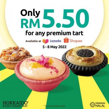 Hokkaido-Baked-Cheese-Tart-5.5-Promotion-on-Lazada-Shopee-350x350 - Beverages Food , Restaurant & Pub Johor Kedah Kelantan Kuala Lumpur Melaka Negeri Sembilan Online Store Pahang Penang Perak Perlis Promotions & Freebies Putrajaya Sabah Sarawak Selangor Terengganu 