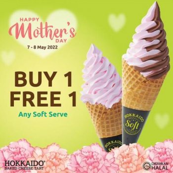 Hokkaido-Baked-Cheese-Tart-Mothers-Day-Buy-1-FREE-1-Soft-Serve-Promotion-350x350 - Beverages Food , Restaurant & Pub Kuala Lumpur Negeri Sembilan Promotions & Freebies Putrajaya Selangor 