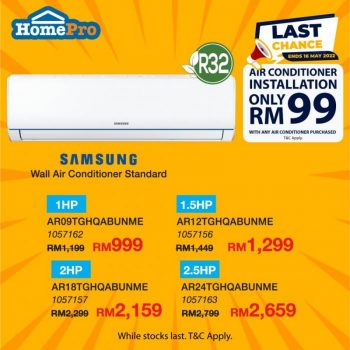 HomePro-Air-Conditioner-Installation-Promotion-2-350x350 - Electronics & Computers Home Appliances Johor Kedah Kelantan Kitchen Appliances Kuala Lumpur Melaka Negeri Sembilan Online Store Pahang Penang Perak Perlis Promotions & Freebies Putrajaya Sabah Sarawak Selangor Terengganu 