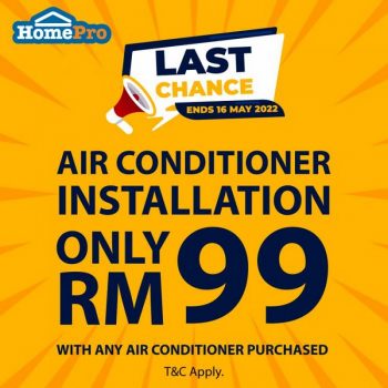 HomePro-Air-Conditioner-Installation-Promotion-350x350 - Electronics & Computers Home Appliances Johor Kedah Kelantan Kitchen Appliances Kuala Lumpur Melaka Negeri Sembilan Online Store Pahang Penang Perak Perlis Promotions & Freebies Putrajaya Sabah Sarawak Selangor Terengganu 