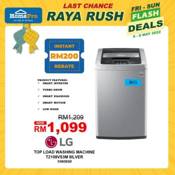 HomePro-Raya-Flash-Deal-8-350x350 - Electronics & Computers Furniture Home & Garden & Tools Home Appliances Home Decor Johor Kedah Kelantan Kitchen Appliances Kuala Lumpur Melaka Negeri Sembilan Online Store Pahang Penang Perak Perlis Promotions & Freebies Putrajaya Sabah Sarawak Selangor Terengganu 