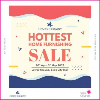Homes-Harmony-Hottest-Home-Furnishing-Sale-at-Setia-City-Mall-350x350 - Furniture Home & Garden & Tools Home Decor Malaysia Sales Selangor 