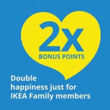 IKEA-Family-Members-2X-Bonus-Points-Promotion-350x350 - Johor Kedah Kelantan Kuala Lumpur Melaka Negeri Sembilan Pahang Penang Perak Perlis Promotions & Freebies Putrajaya Sabah Sarawak Selangor Terengganu 