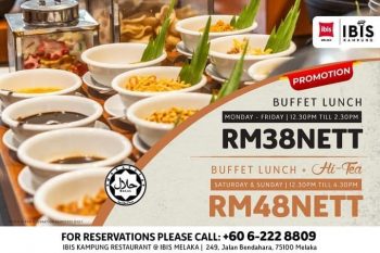 Ibis-Hotel-Buffet-Lunch-Promo-1-350x233 - Beverages Buffet Food , Restaurant & Pub Hotels Melaka Promotions & Freebies Sports,Leisure & Travel 