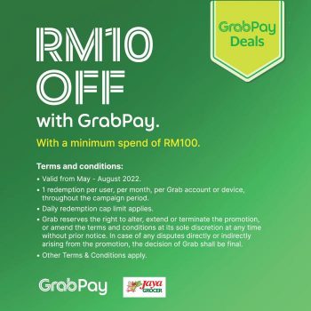 Jaya-Grocer-GrabPay-RM10-OFF-Promotion-350x350 - Johor Kedah Kelantan Kuala Lumpur Melaka Negeri Sembilan Pahang Penang Perak Perlis Promotions & Freebies Putrajaya Sabah Sarawak Selangor Supermarket & Hypermarket Terengganu 