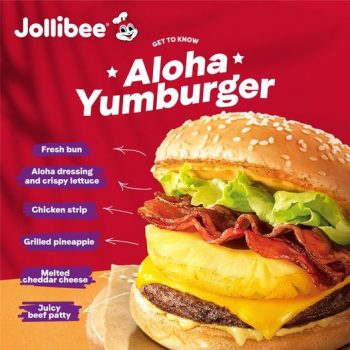 Jollibee-Aloha-Yumburger-Promo-350x350 - Beverages Burger Fast Food Food , Restaurant & Pub Johor Kedah Kelantan Kuala Lumpur Melaka Negeri Sembilan Pahang Penang Perak Perlis Promotions & Freebies Putrajaya Sabah Sarawak Selangor Terengganu 