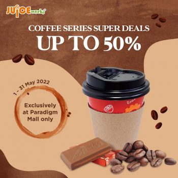 Juice-Works-Coffee-Series-Promotion-at-Paradigm-Mall-350x350 - Beverages Food , Restaurant & Pub Promotions & Freebies Selangor 
