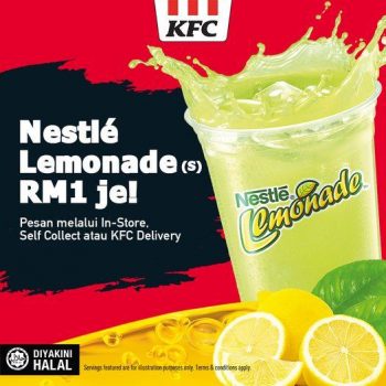 KFC-Nestle-Lemonade-@-RM1-Promotion-350x350 - Beverages Food , Restaurant & Pub Johor Kedah Kelantan Kuala Lumpur Melaka Negeri Sembilan Pahang Penang Perak Perlis Promotions & Freebies Putrajaya Sabah Sarawak Selangor Terengganu 